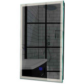 Specchio LED Verticale | Pulsante touch | Luce bianca neutra - Reyze Serie Edge Modello 1